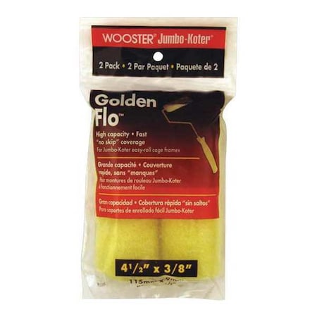 Wooster Mini Paint Roller Cover, Roller, 4-1/2" Rollers RR315-4 1/2
